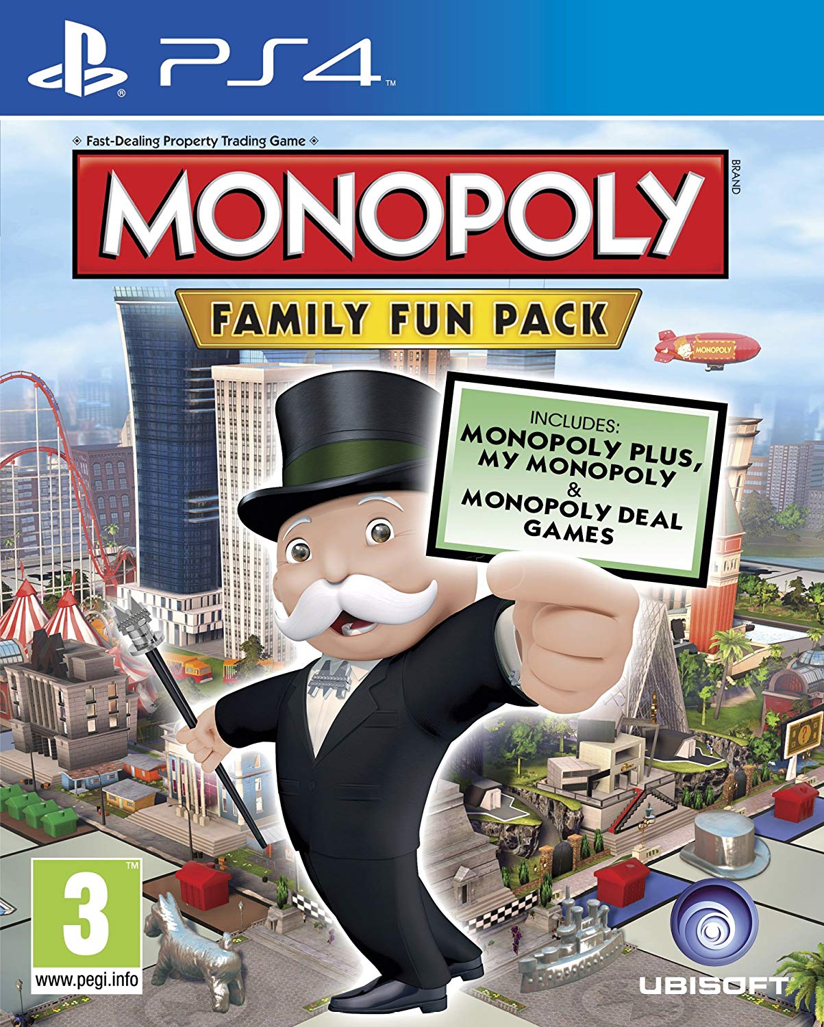 Monopoly: Family Fun Pack (PS4) (Pre-owned)