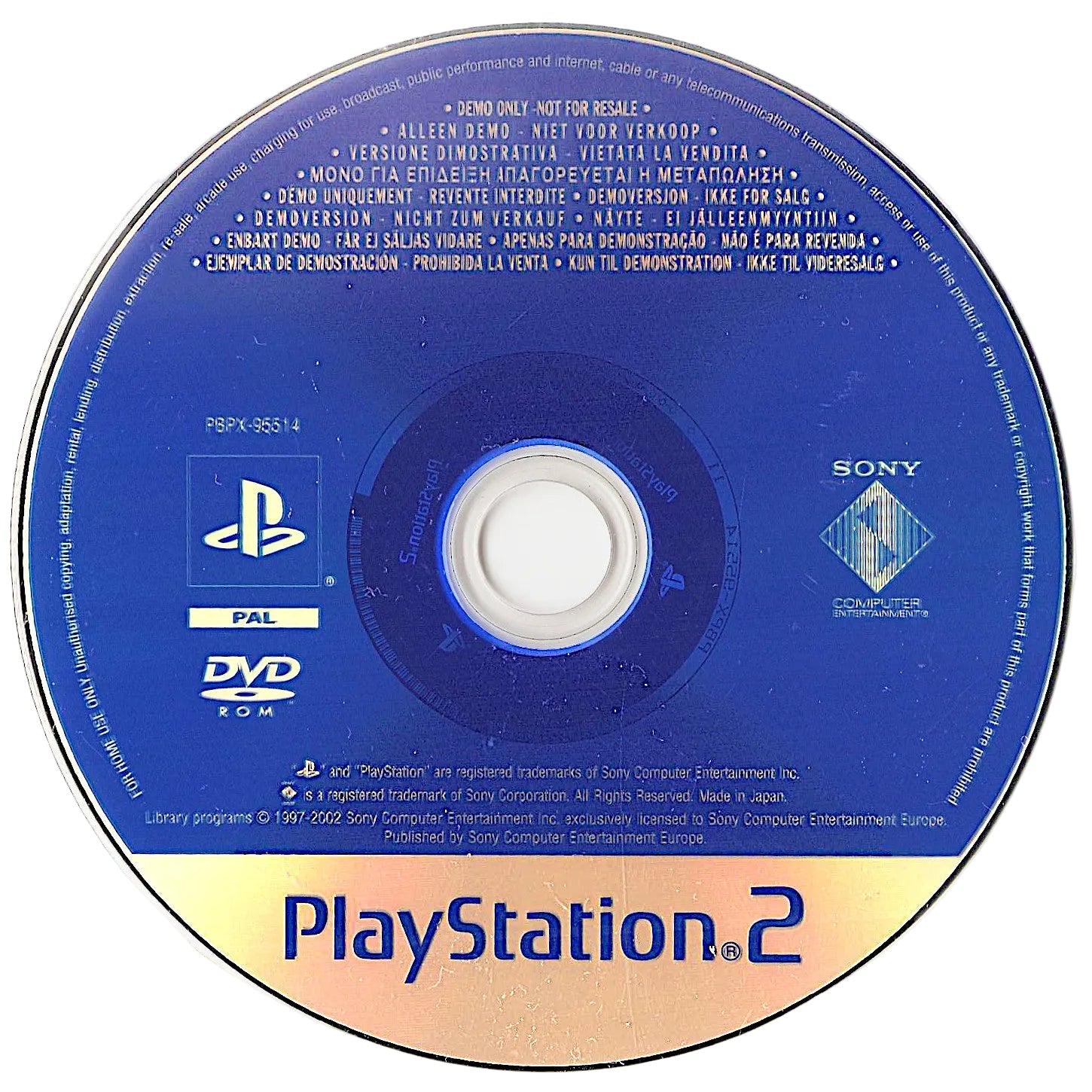 PlayStation 2 Demo Disc (PBPX-95514) (PS2) (Pre-owned)