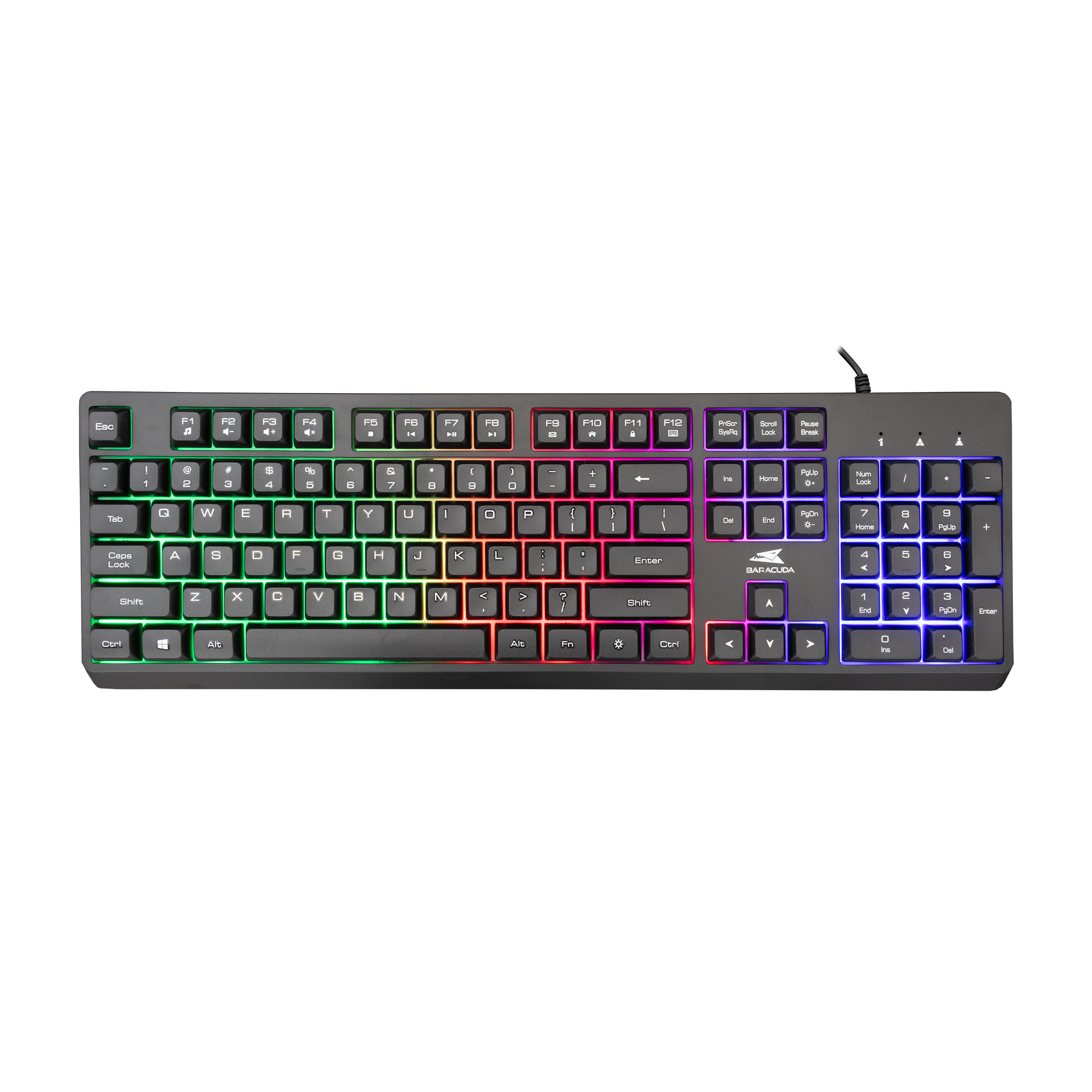 Baracuda STARFISH Black Gaming Keyboard