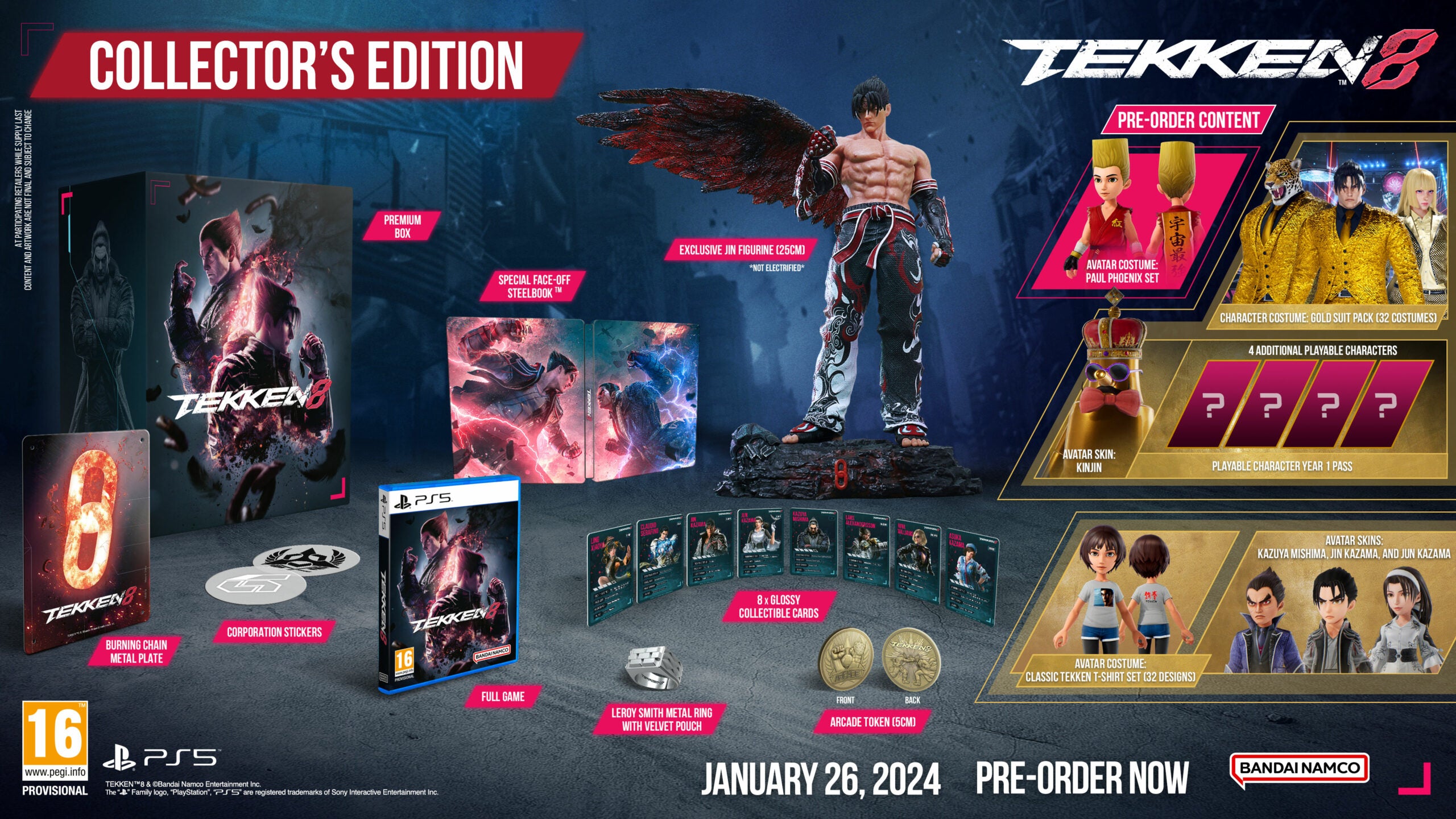 Tekken 8 [Premium Collector's Edition] (PS5) (Pre-owned)