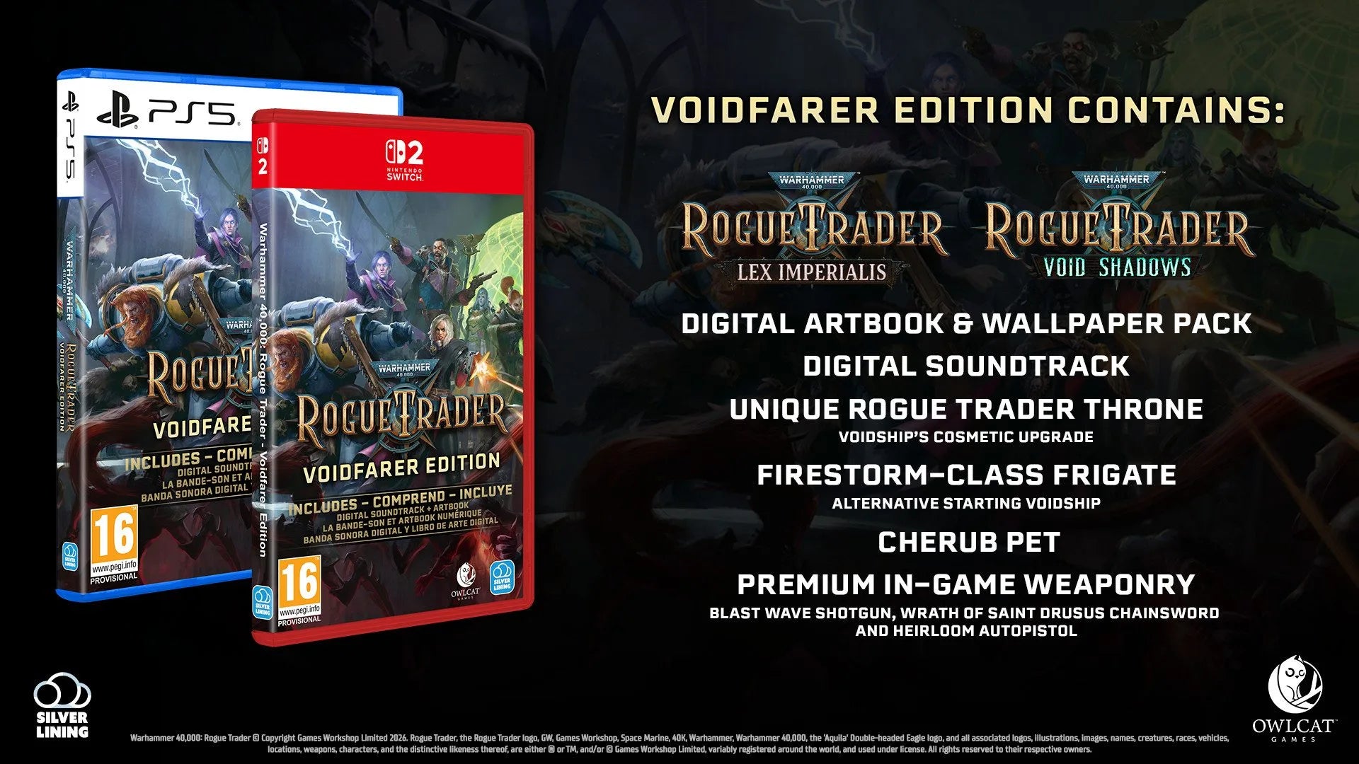 Warhammer 40,000: Rogue Trader [Voidfarer Edition] (PS5) (Pre-order)