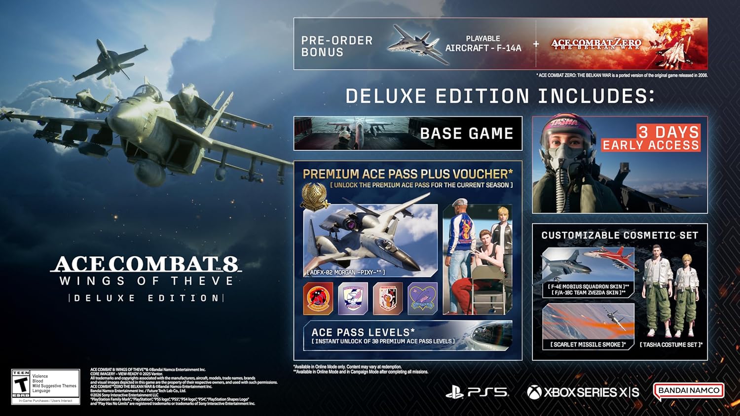Ace Combat 8: Wings of Theve [Deluxe Edition] (PS5) (Pre-order)