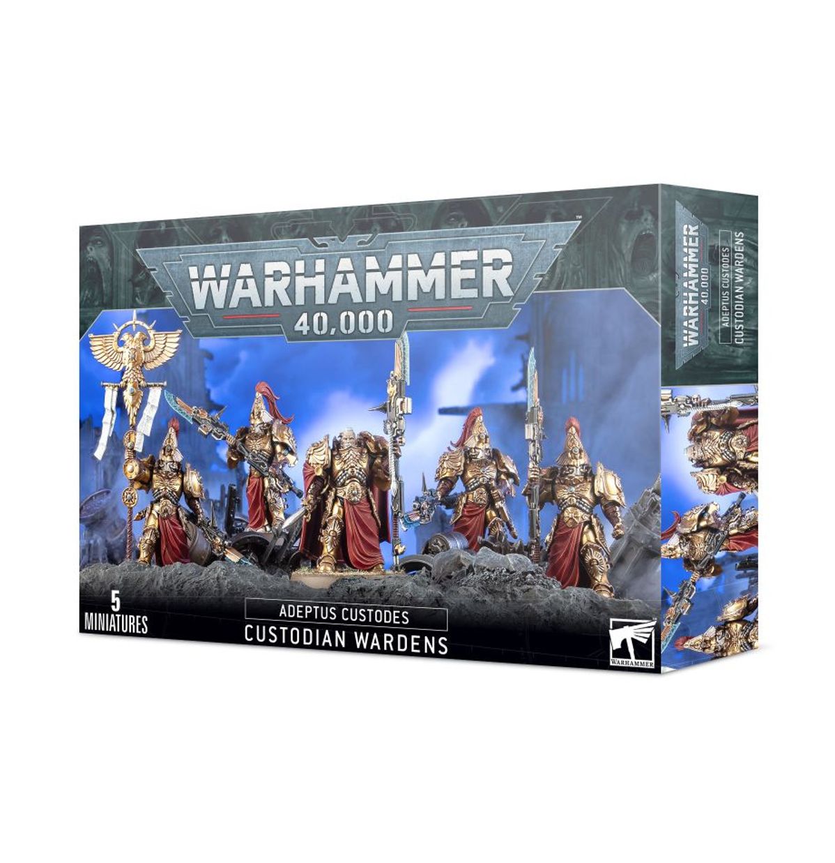Adeptus Custodes: Custodian Wardens (Warhammer 40,000 | 01 - 11) - GameStore.mt