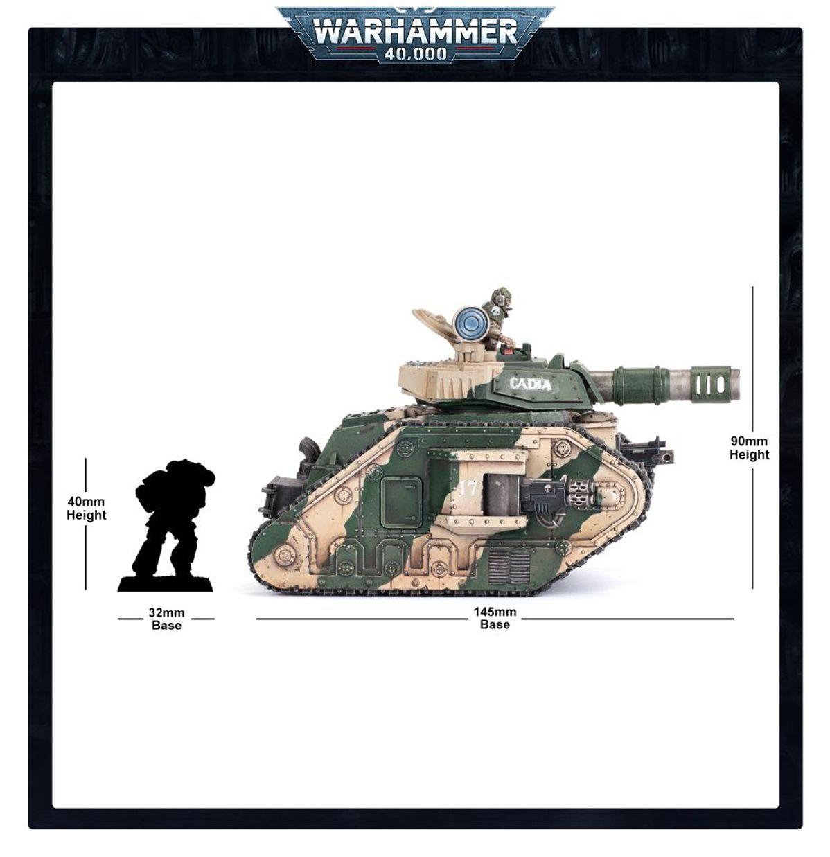 Astra Militarum: Leman Russ Battle Tank (Warhammer 40,000 | 47 - 06) - GameStore.mt