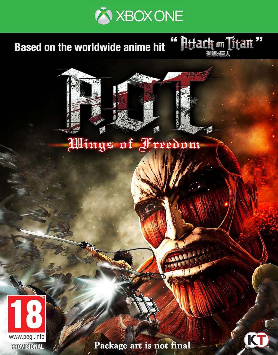 Attack On Titan: Wings of Freedom (Xbox One) - GameStore.mt