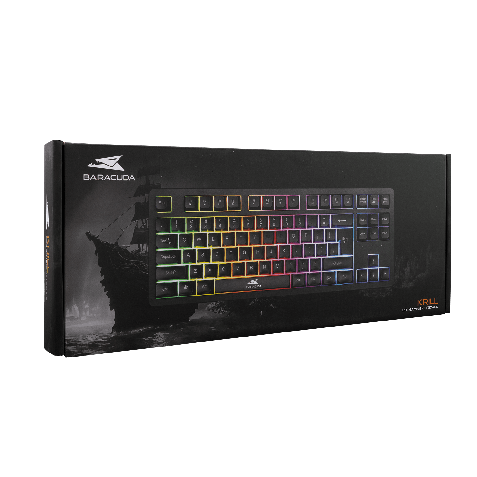 Baracuda KRILL Gaming Keyboard (Black) - GameStore.mt