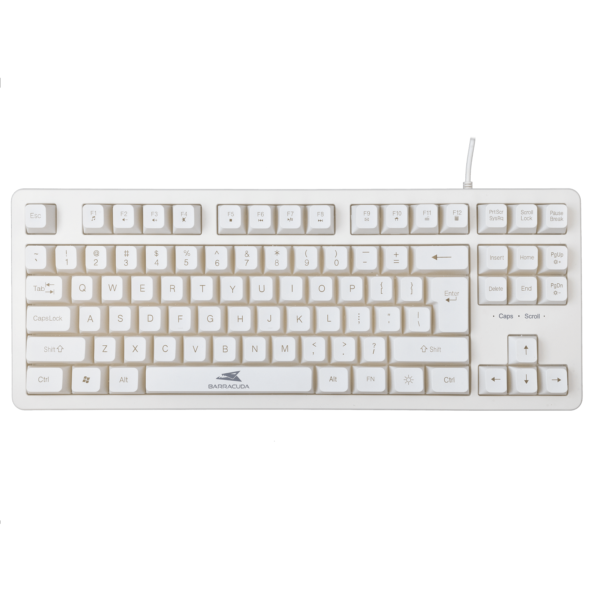 Baracuda KRILL Gaming Keyboard (White) - GameStore.mt
