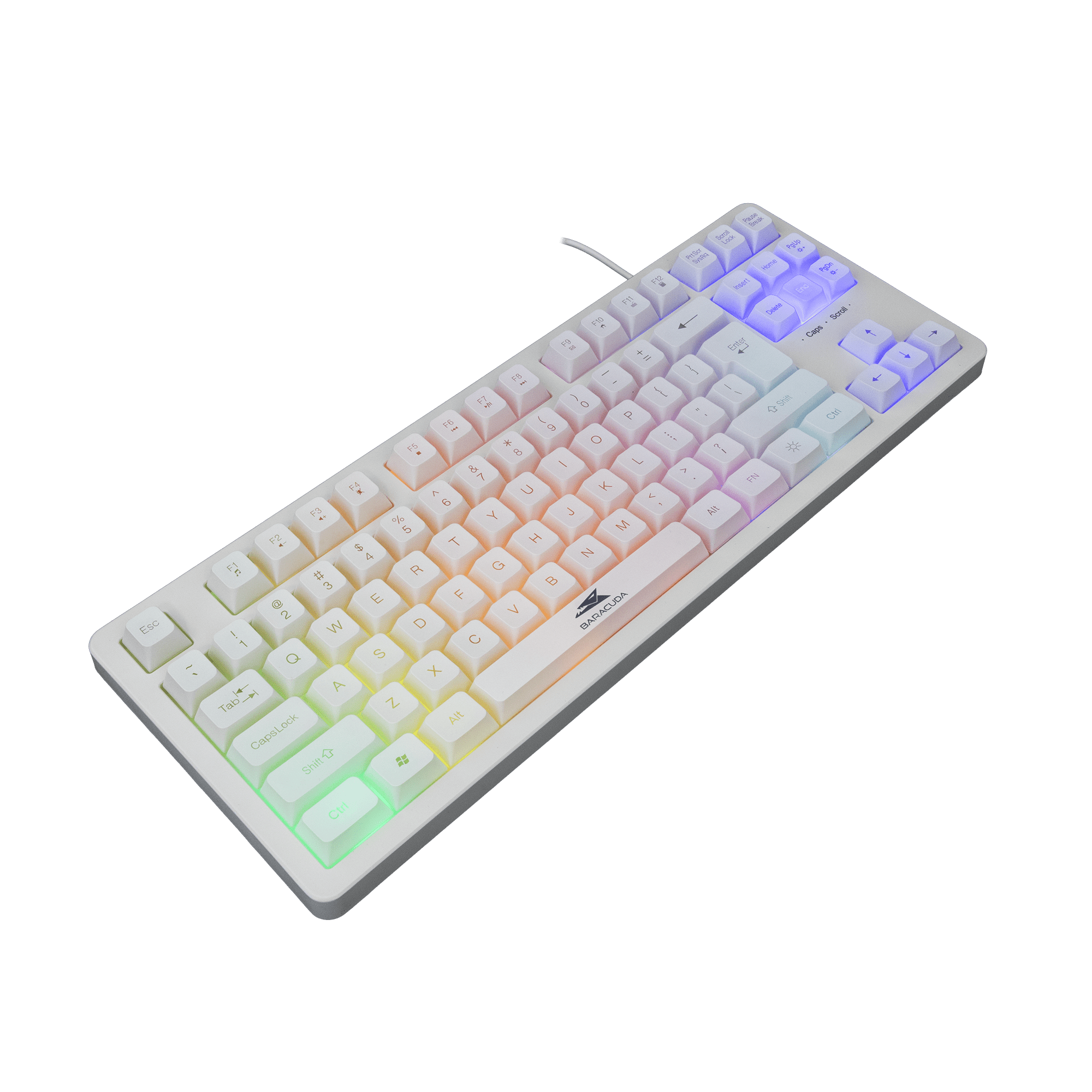 Baracuda KRILL Gaming Keyboard (White) - GameStore.mt