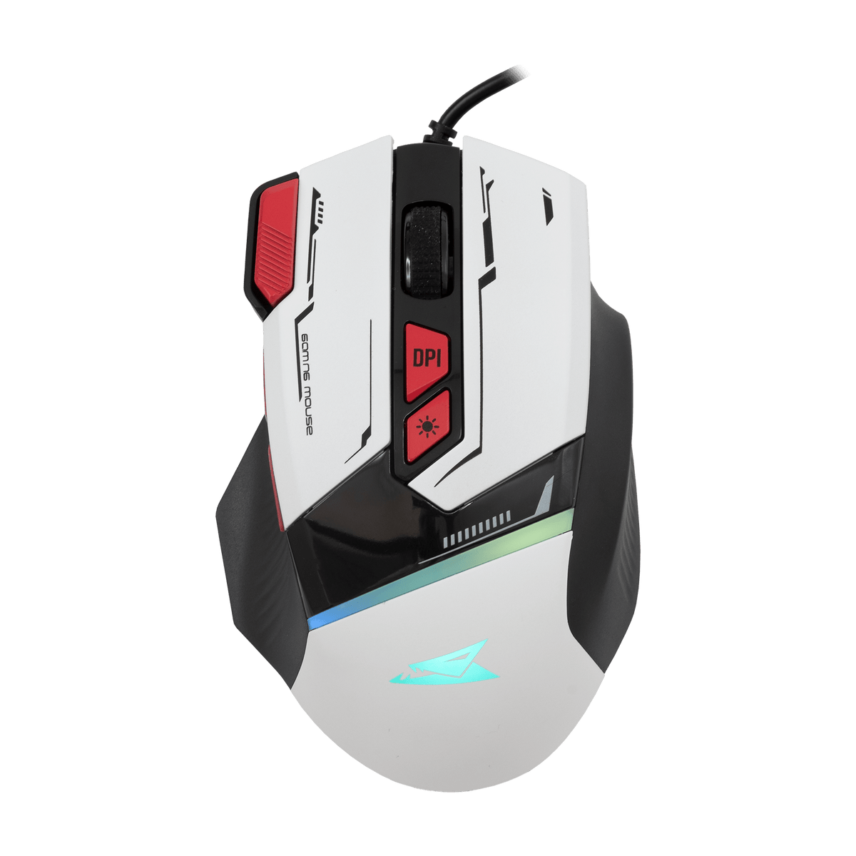 Baracuda MANTA RGB Gaming Mouse (White) - GameStore.mt