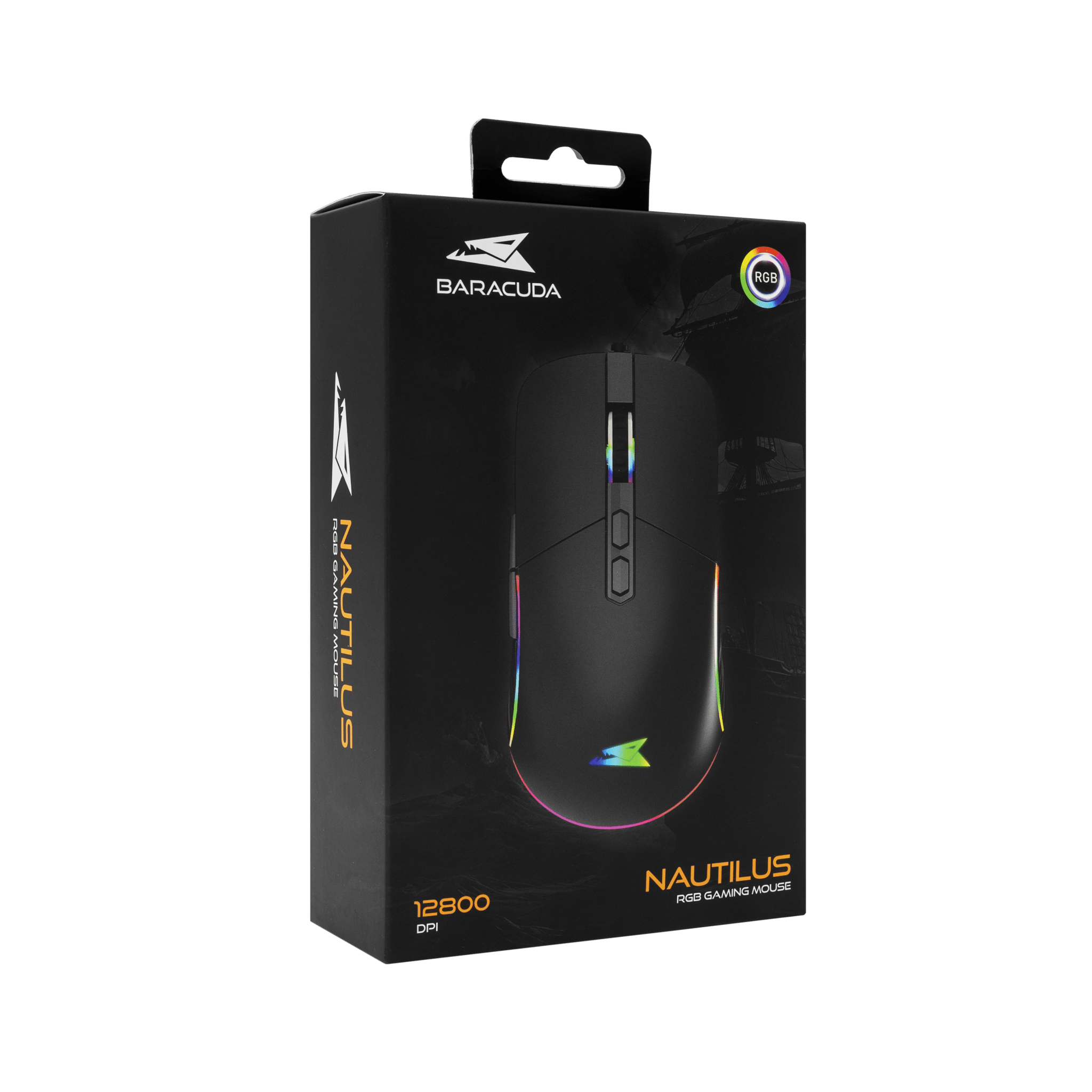 Baracuda NAUTILUS RGB Gaming Mouse (Black) - GameStore.mt