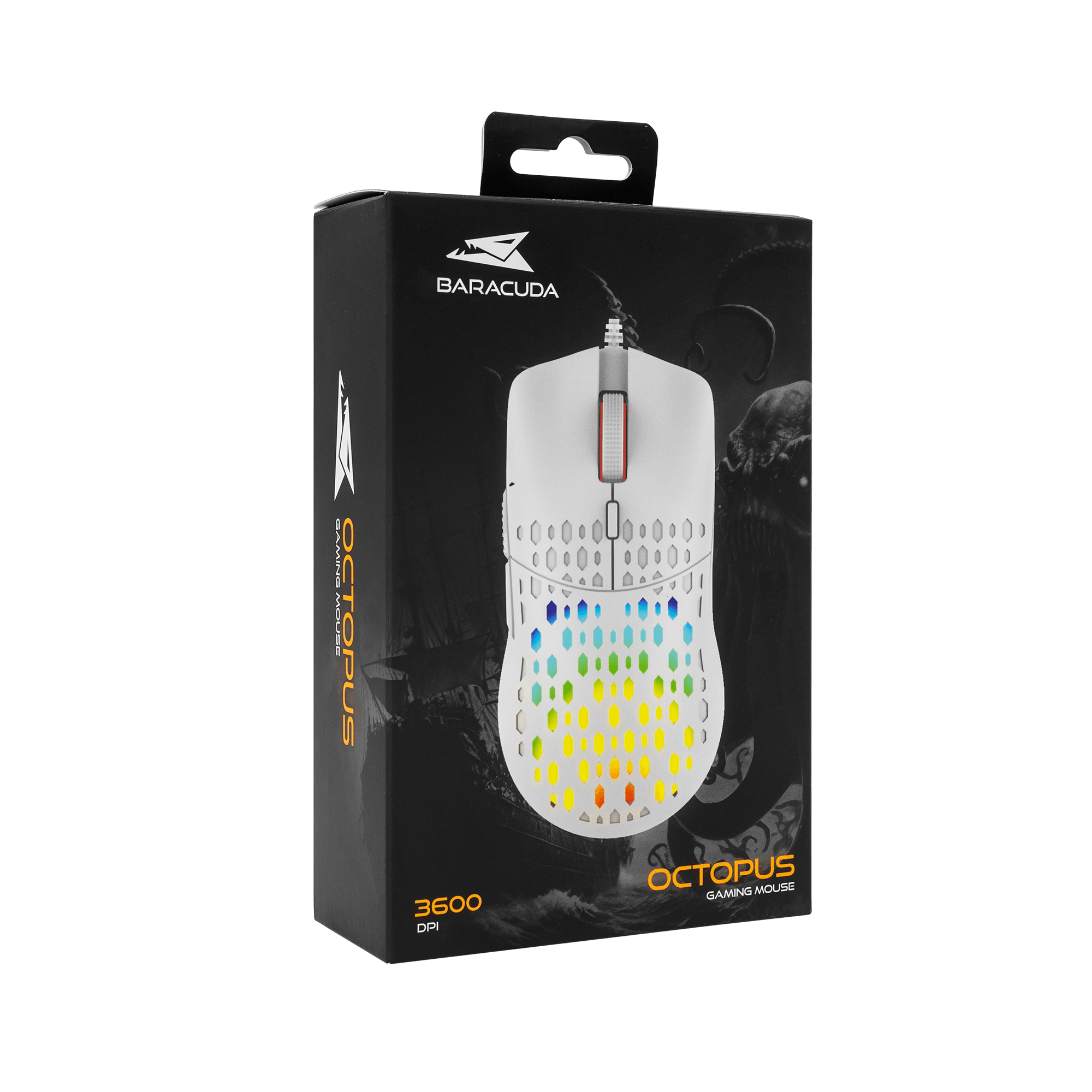 Baracuda OCTOPUS Gaming Mouse (White) - GameStore.mt