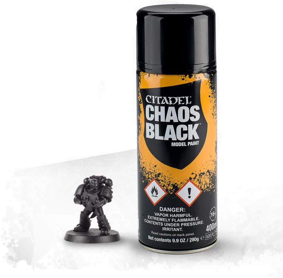 Chaos Black Spray (Citadel | 62 - 02) - GameStore.mt