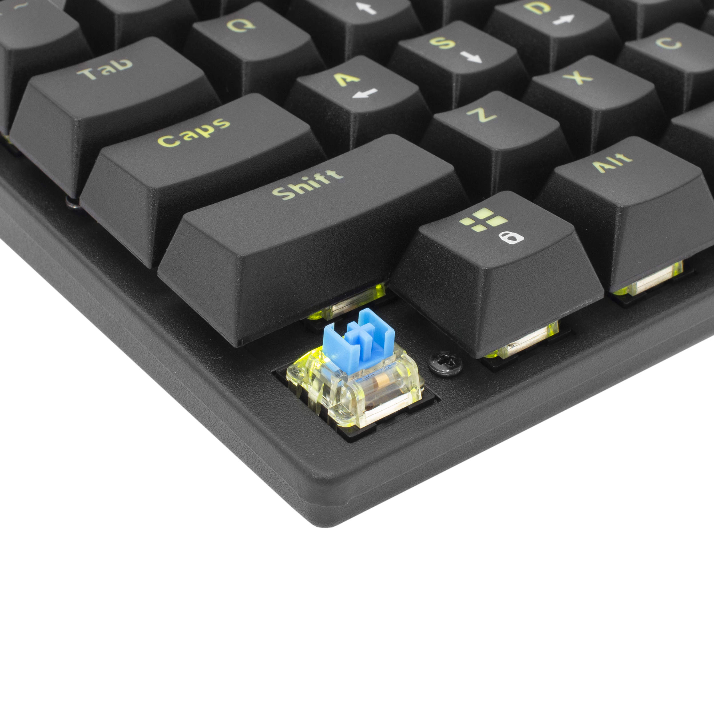 White Shark Commandos Elite - Wired Mechanical Keyboard (Blue Switches) (Black) [US Layout]