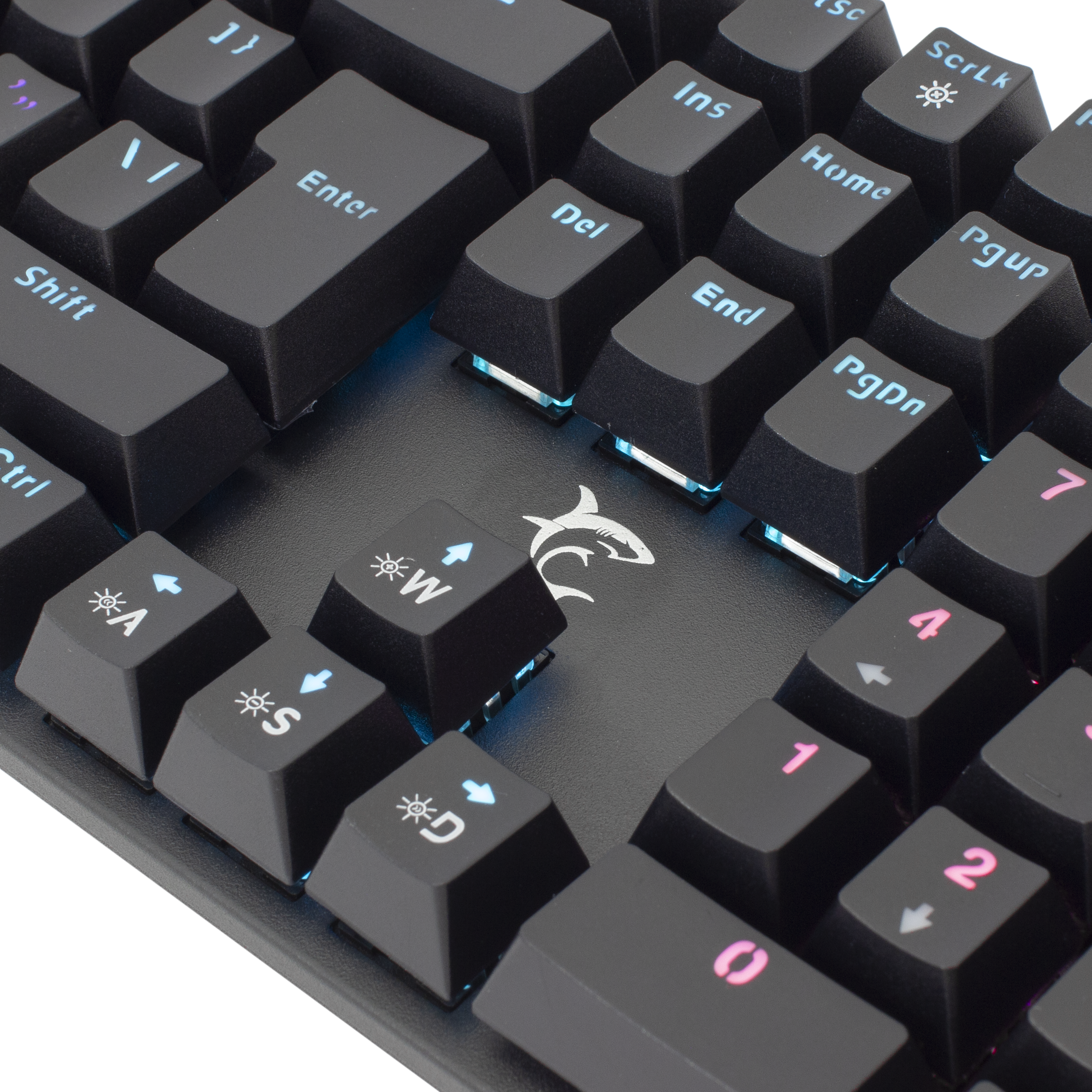 White Shark Commandos Elite - Wired Mechanical Keyboard (Blue Switches) (Black) [US Layout]