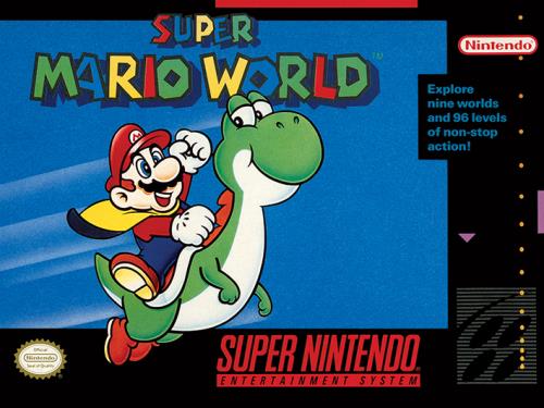 Super Mario World (SNES Cover) 20x29.5cm MDF Wooden Wall Art Print