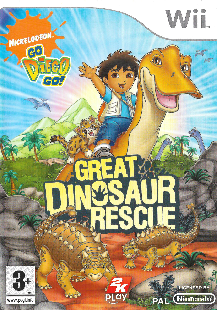 Go, Diego, Go! Dinosaur Rescue (Nintendo Wii) (Pre-owned)
