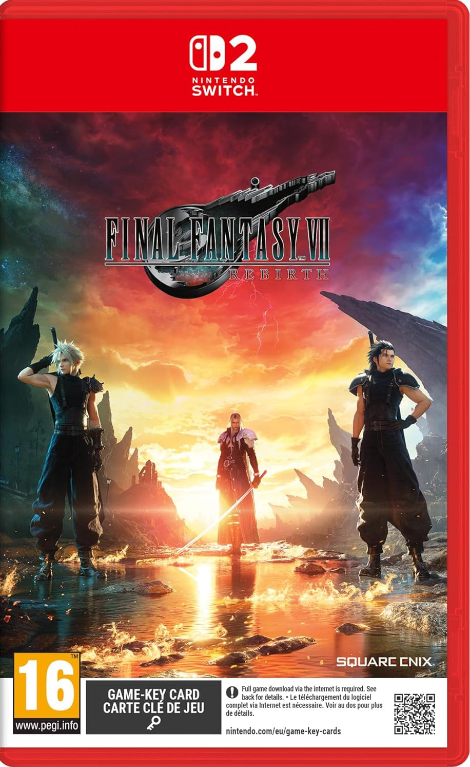 Final Fantasy VII Rebirth (Game-Key Card) (Nintendo Switch 2)