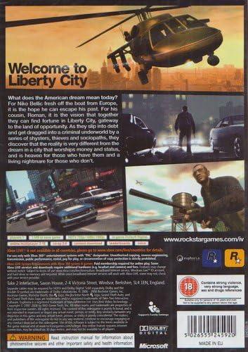 Grand Theft Auto IV (GTA 4) (Xbox 360) (Pre - owned) - GameStore.mt