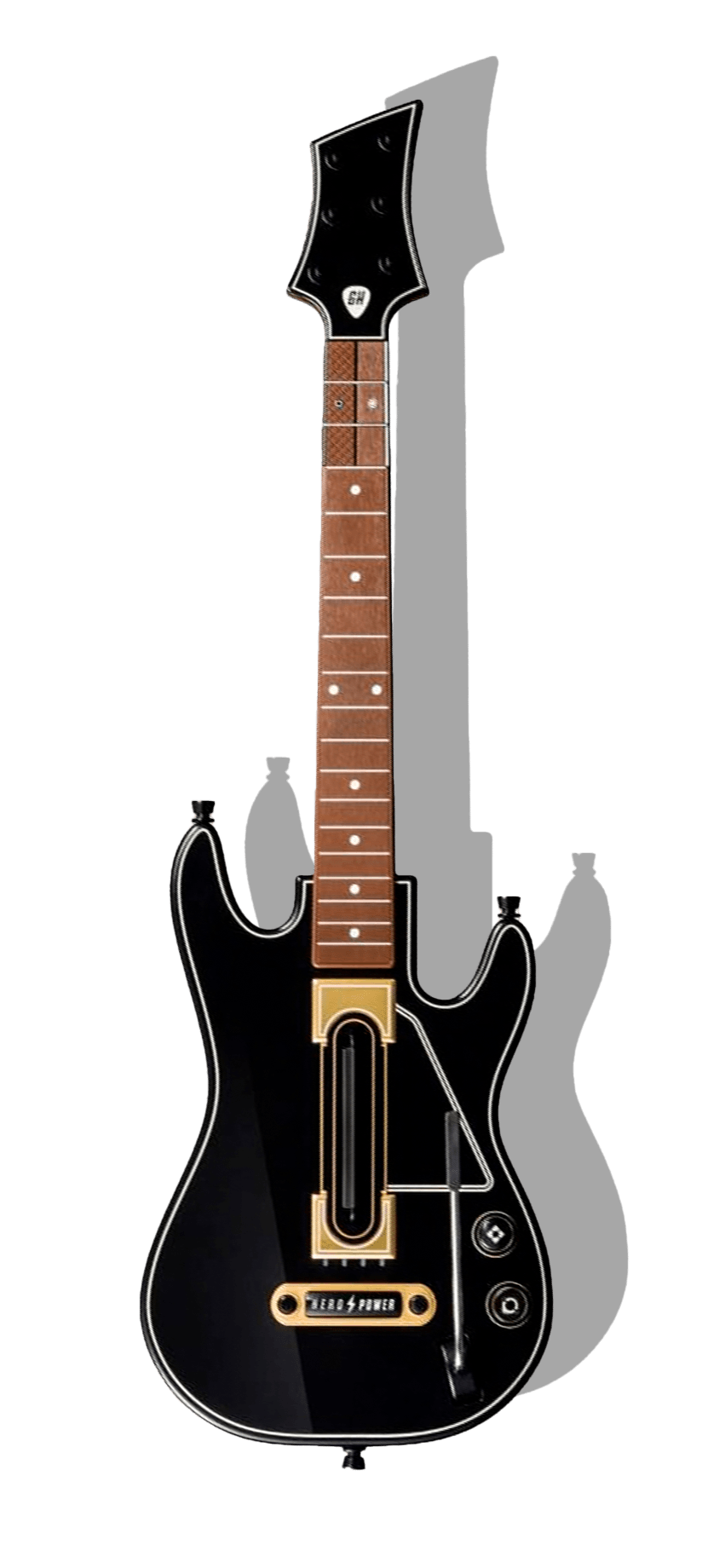 Guitar Hero Live Guitar Controller (Black/Brown) for PS4 + Guitar Hero Live Game (Pre - owned) - GameStore.mt