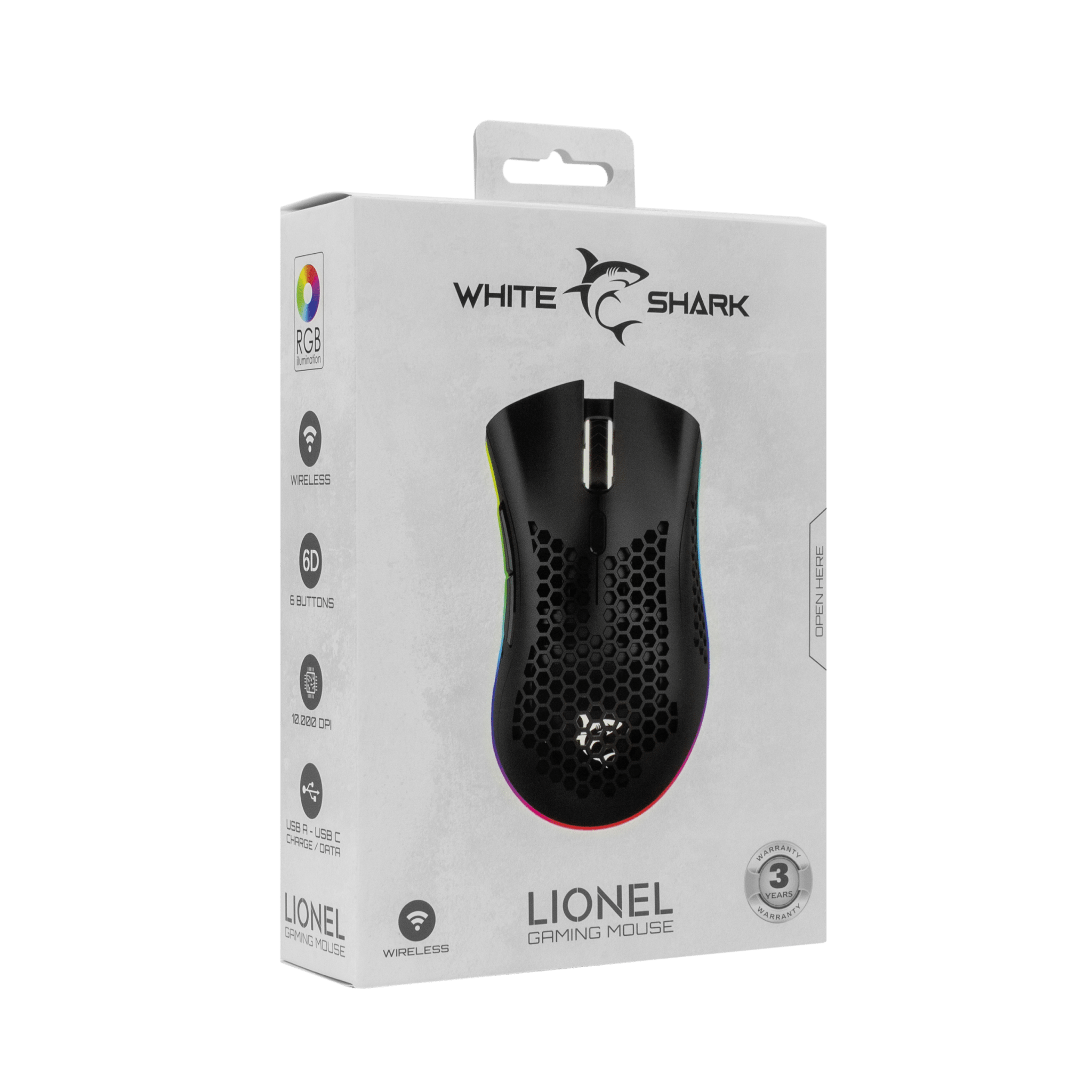 LIONEL Wireless Black Gaming Mouse - GameStore.mt