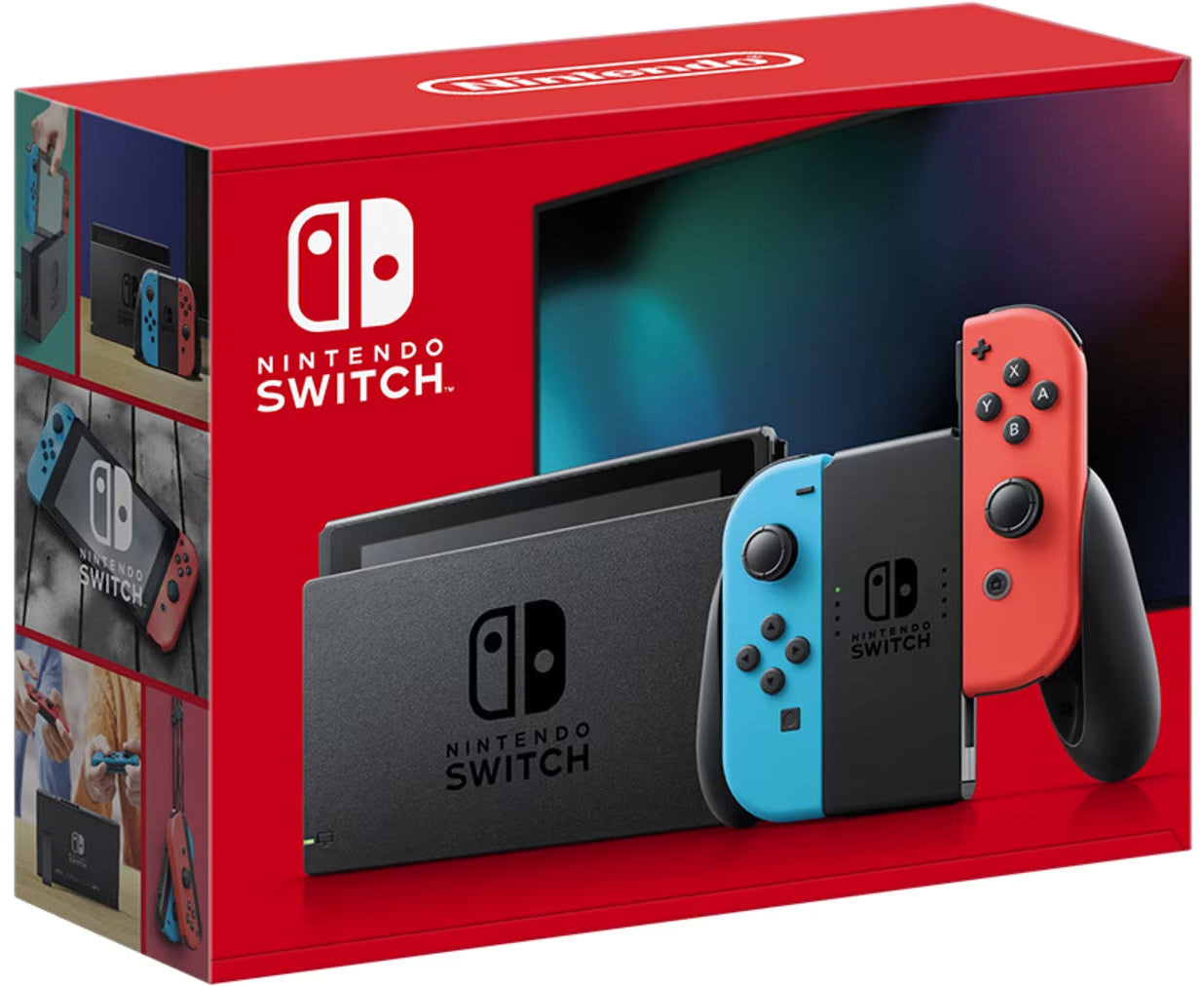 Nintendo Switch Console (Neon Blue/Neon Red) (Boxed) [1 Year Warranty] (Pre-owned)