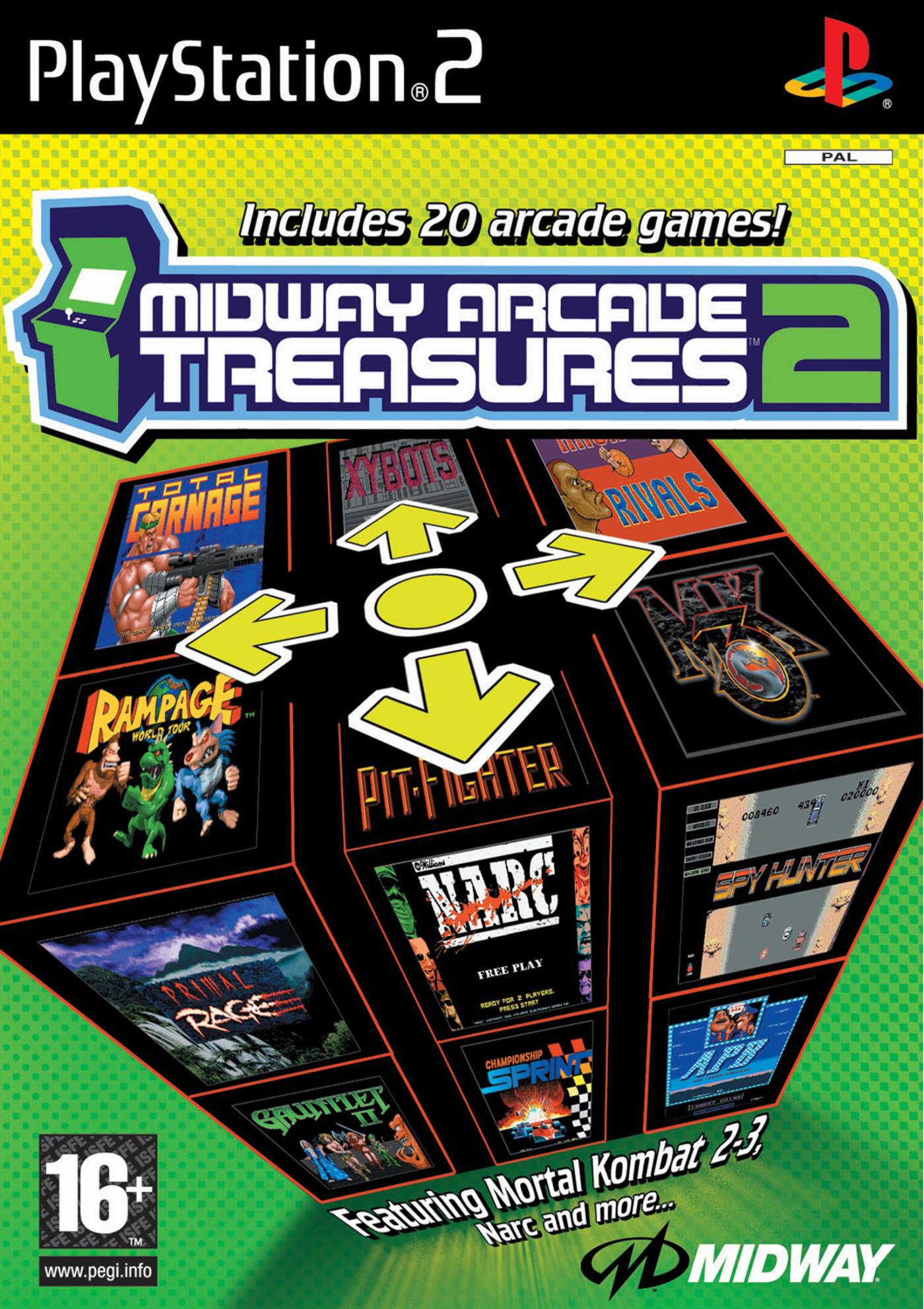 Midway Arcade Treasures 2 (PS2) (Pre - owned) - GameStore.mt