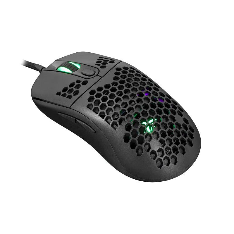 Mouse White Shark Gaming Galahad 6400dpi (Black) - GameStore.mt