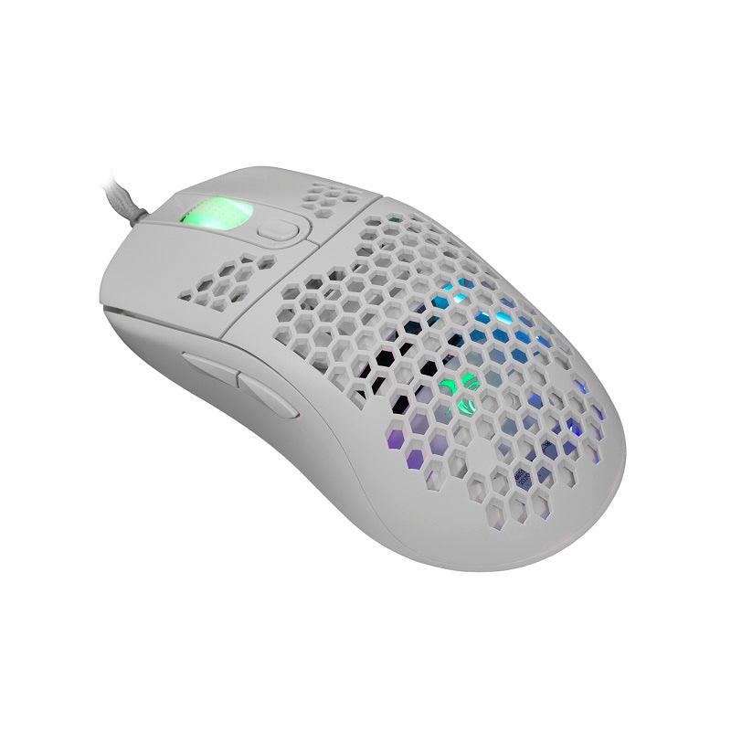 Mouse White Shark Gaming Galahad 6400dpi (White) - GameStore.mt