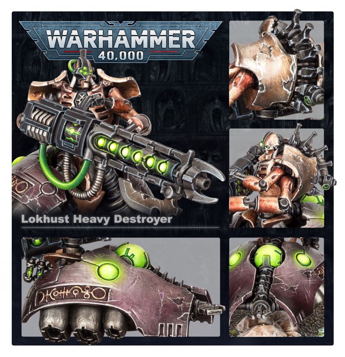 Necrons: Lokhust Heavy Destroyer (Warhammer 40,000 | 49 - 28) - GameStore.mt