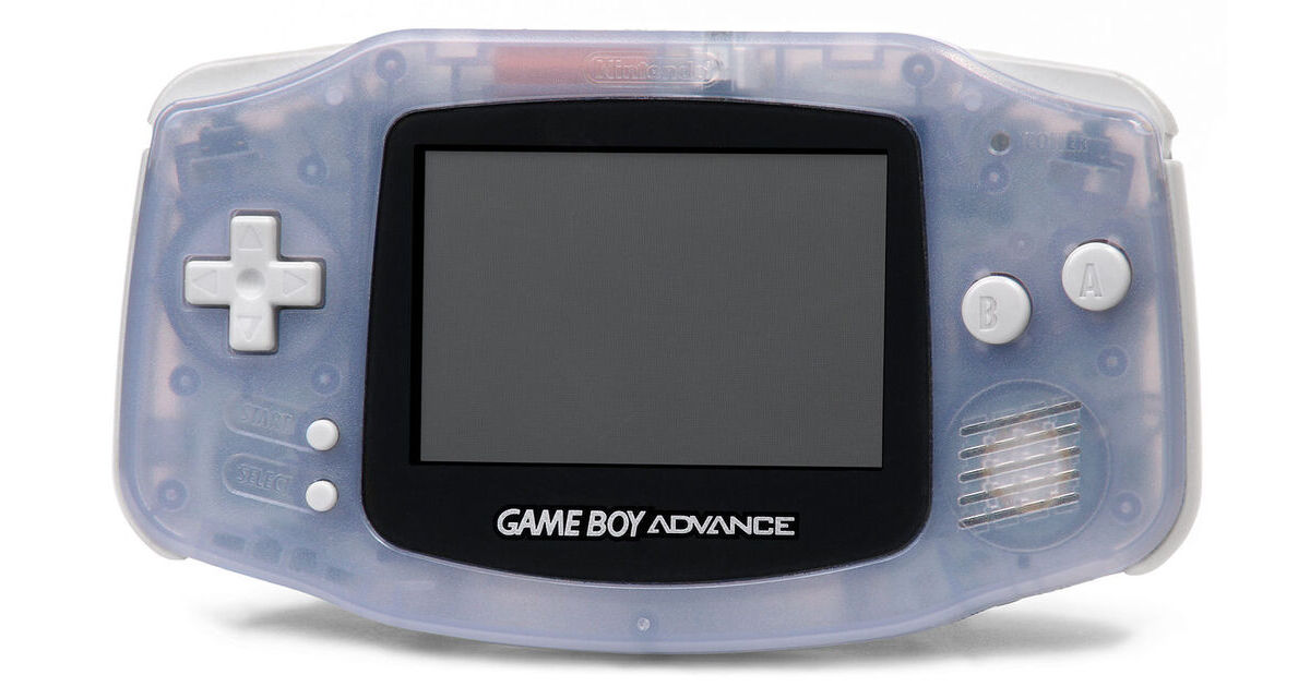 Nintendo Game Boy Advance Console (Glacier) (Japan Import) [1-Year Warranty] (Pre-owned)