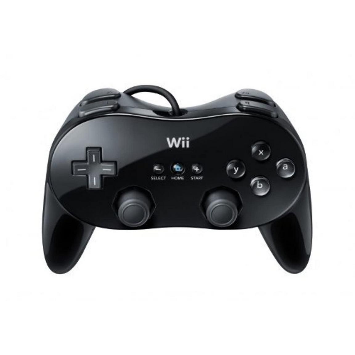 Nintendo Wii Classic Controller (Black) (Boxed) (Pre - owned) - GameStore.mt