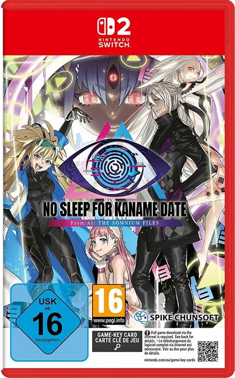 No Sleep for Kaname Date - From AI: The Somnium Files (Game-Key Card) (Nintendo Switch 2)