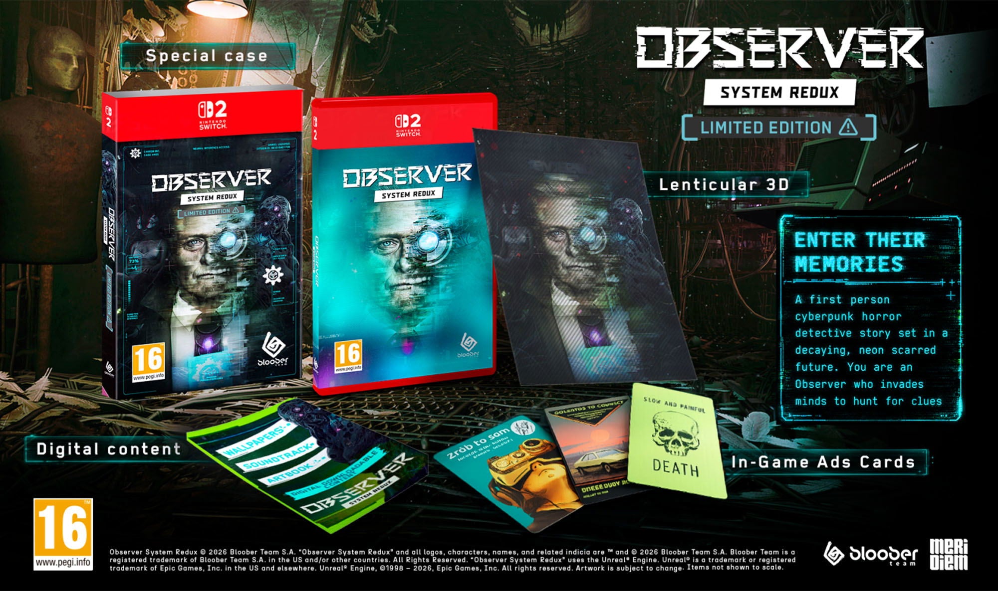 Observer: System Redux [Limited Edition] (Nintendo Switch 2) (Pre-order)