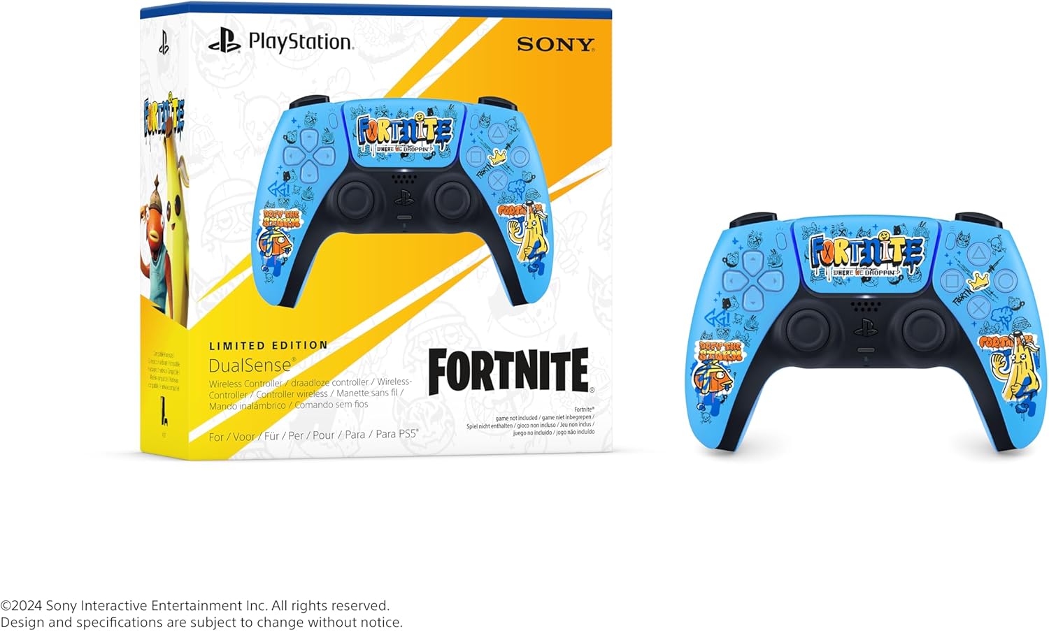 PS5 DualSense Wireless Controller - FORTNITE Limited Edition - GameStore.mt