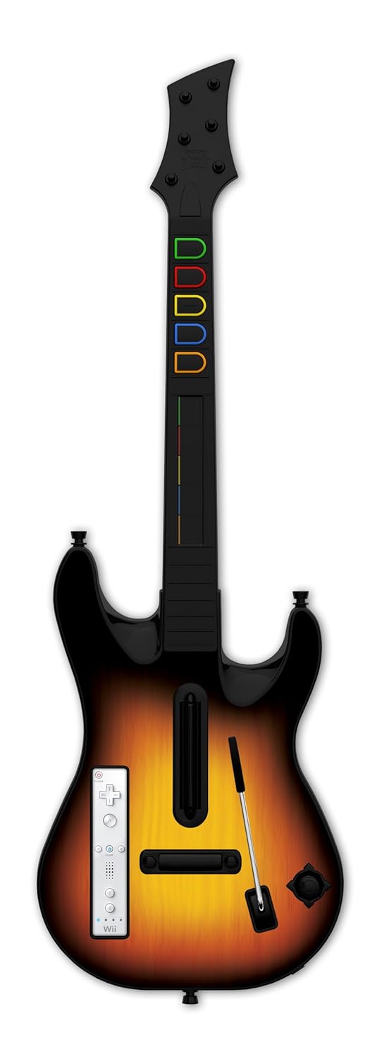RedOctane Guitar Hero World Tour Guitar Controller for Wii - Sunburst (Pre - owned) - GameStore.mt