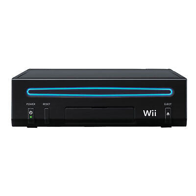 Nintendo Wii Console (Black) (1 Month Warranty) (Pre-owned)