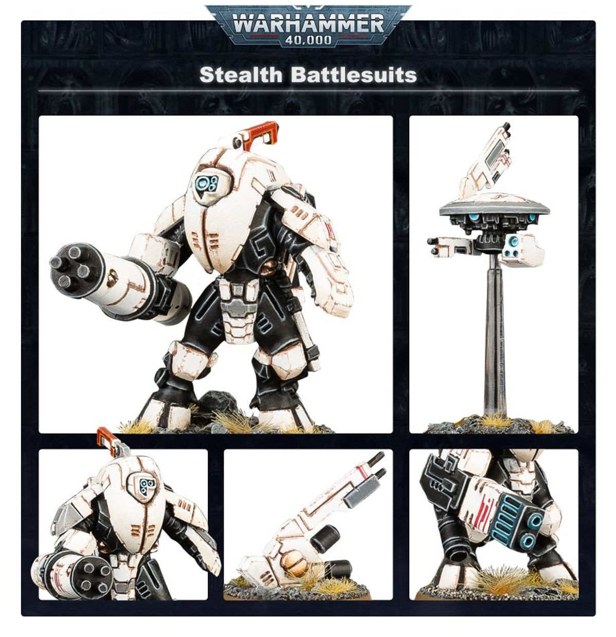 T'au Empire: Stealth Battlesuits (Warhammer 40,000 | 56 - 14) - GameStore.mt