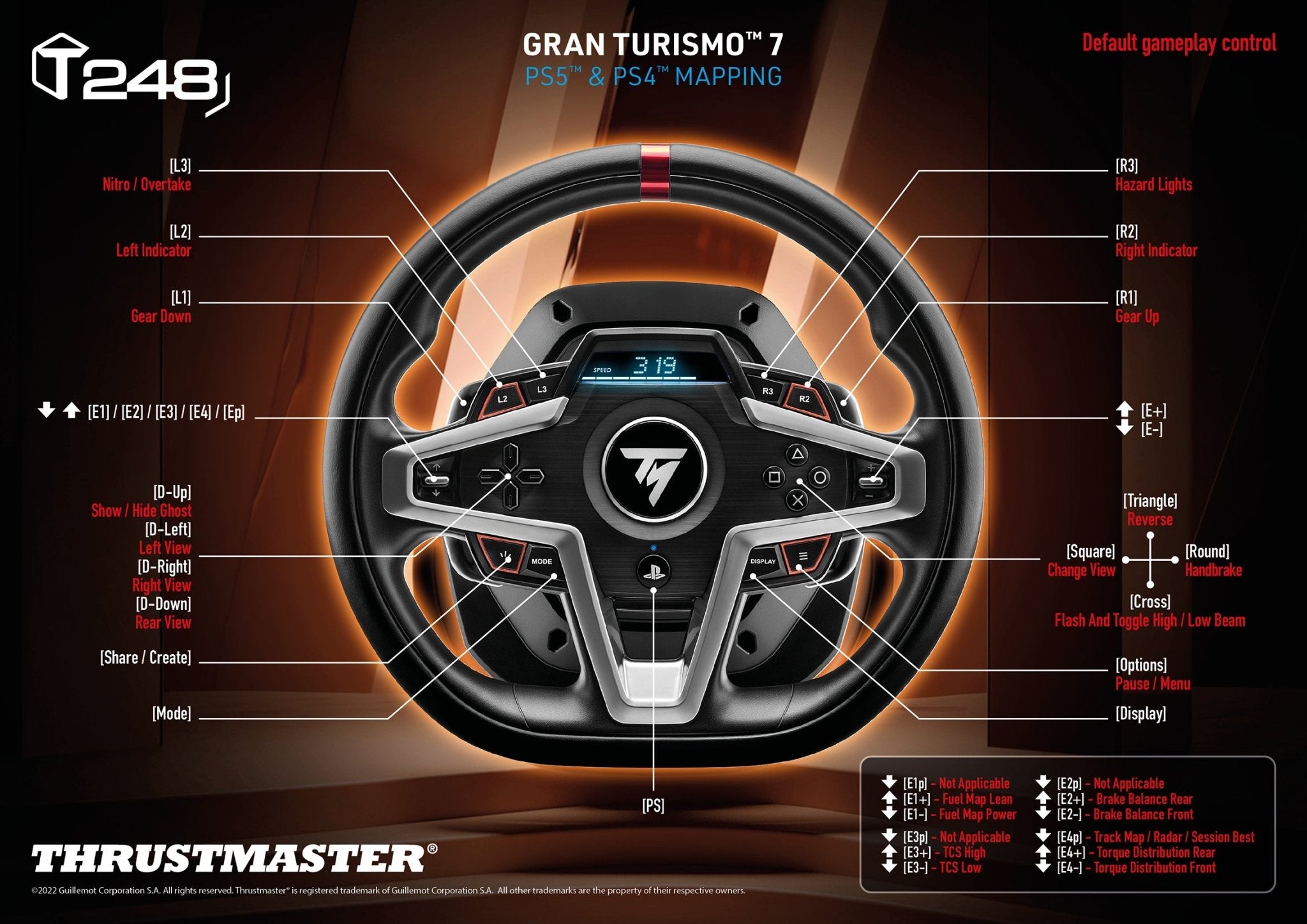 Thrustmaster T248 Sim Racing Wheel (PC / PS4 / PS5) (Boxed) (Pre - owned) - GameStore.mt