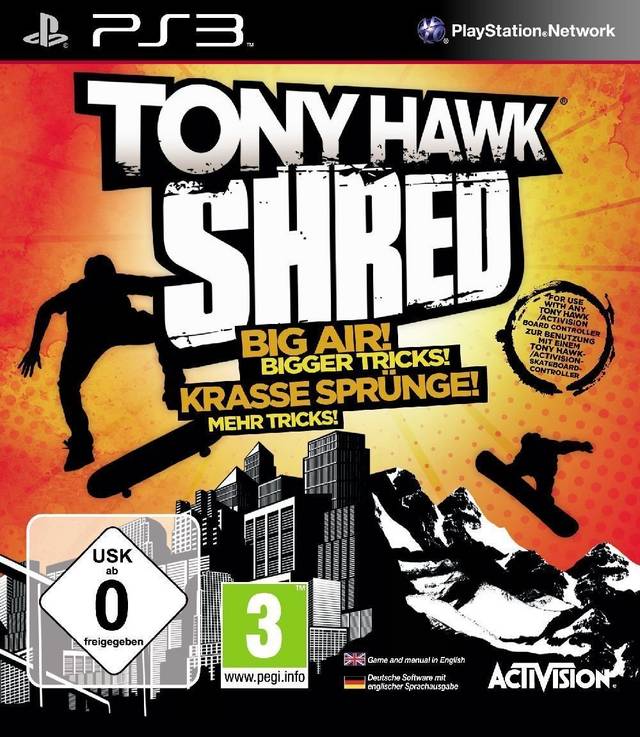 Tony Hawk: Shred (PS3) (Pre - owned) - GameStore.mt