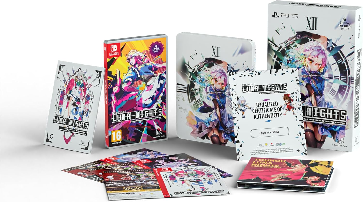 Touhou Luna Nights - 5 Year Anniversary (Collector's Edition) (Nintendo Switch) (Pre - order) - GameStore.mt