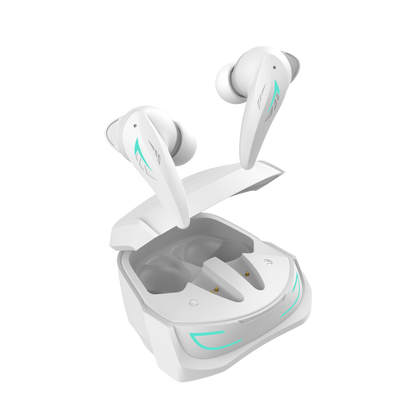 White Shark TITAN Bluetooth Earbuds (White)