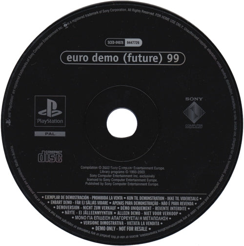 Euro Demo (Future) 99 (PS1) (Pre-owned)