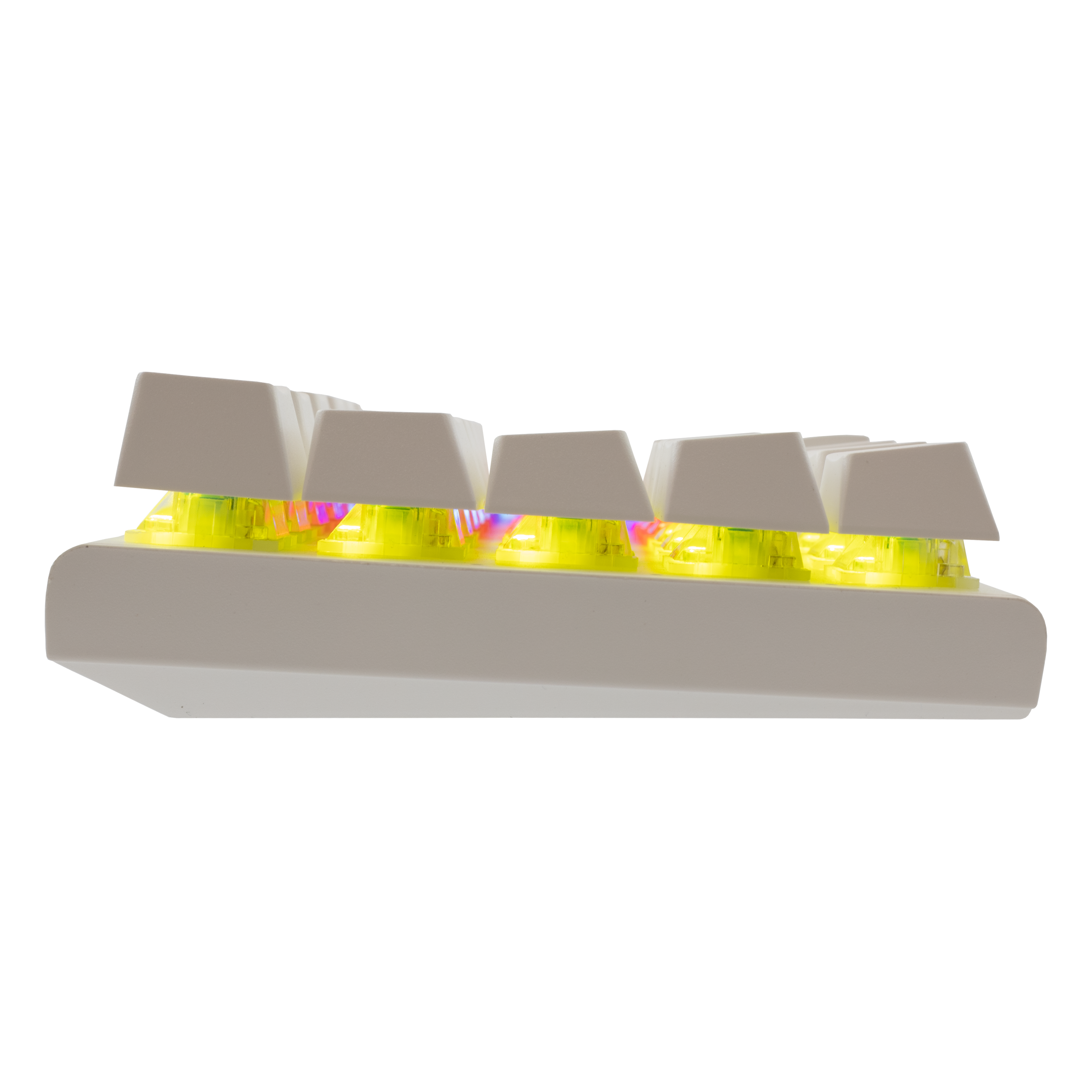 White Shark Wakizashi - Wired Mechanical Keyboard (Red Switches) (White) [US Layout]