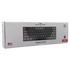 White Shark Wakizashi - Wired Mechanical Keyboard (Red Switches) (Black/Grey) [US Layout]