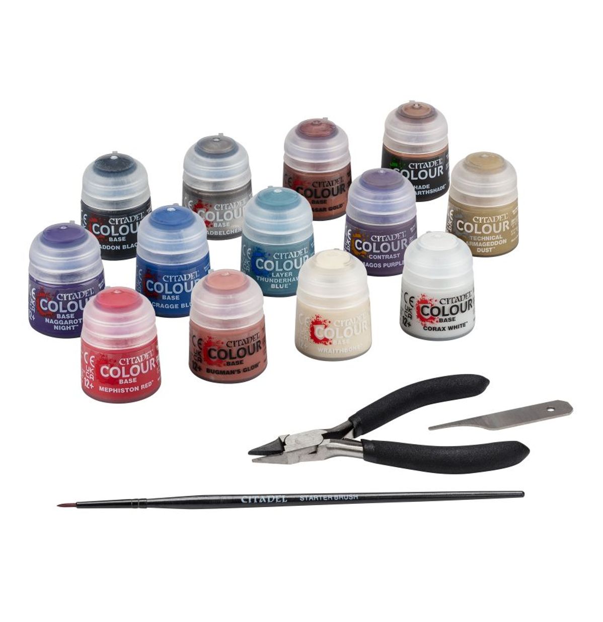 Warhammer 40,000: Paints + Tools Set (Warhammer 40,000 | 60 - 12) - GameStore.mt