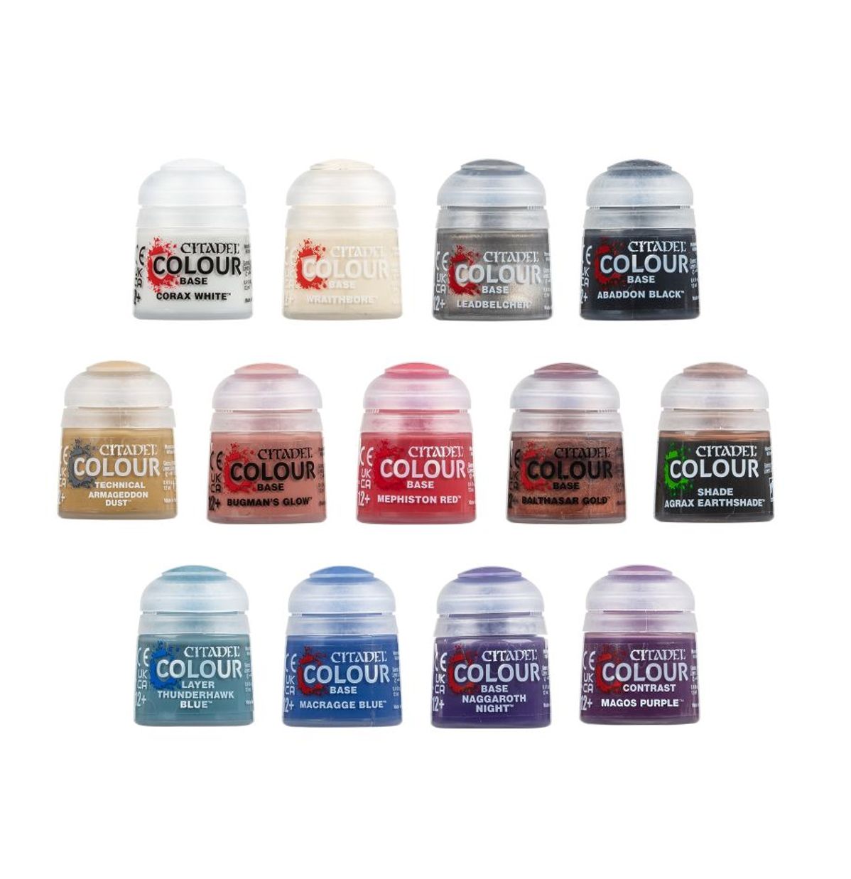 Warhammer 40,000: Paints + Tools Set (Warhammer 40,000 | 60 - 12) - GameStore.mt