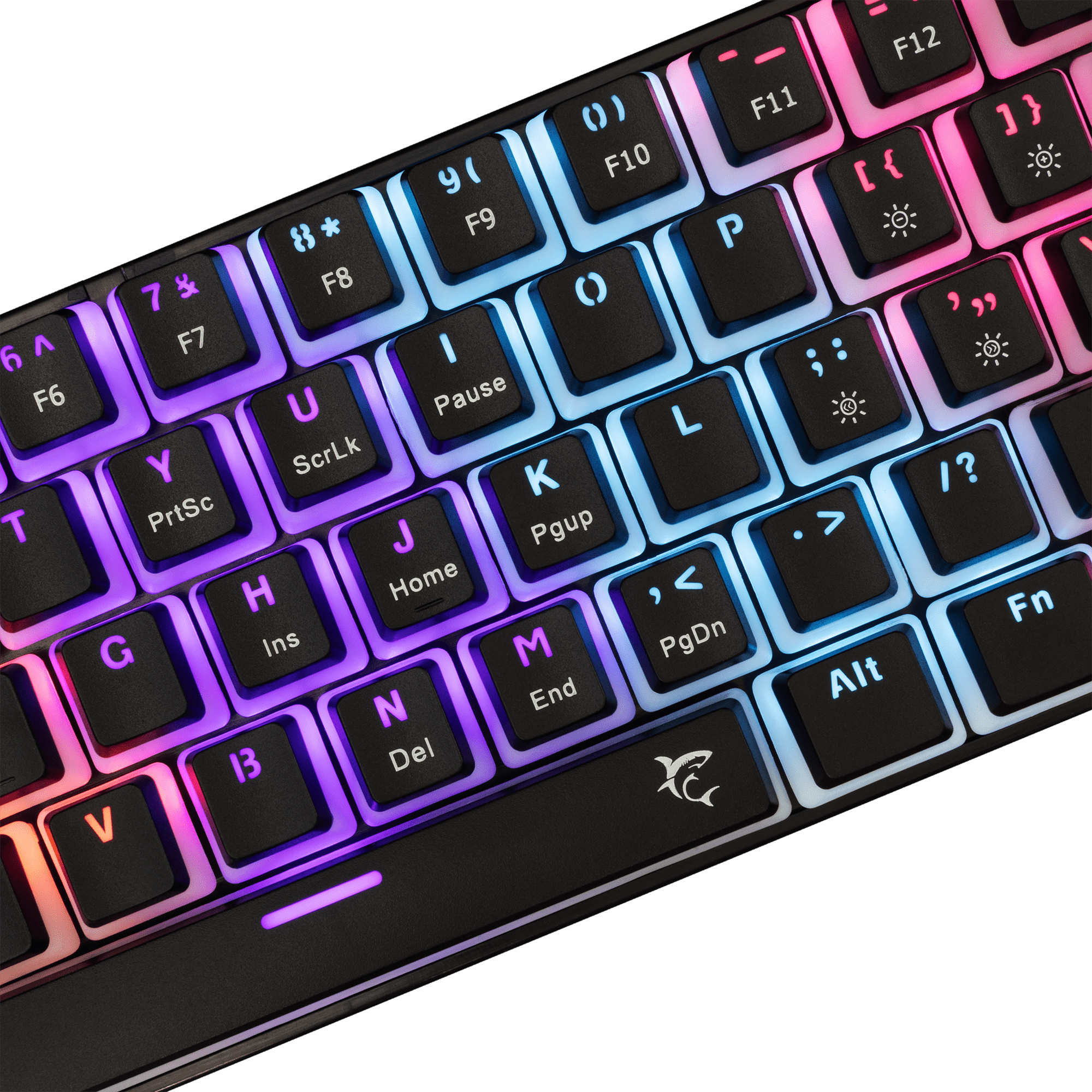 White Shark GK - 2202 Ashiko Black - Red Switches - GameStore.mt
