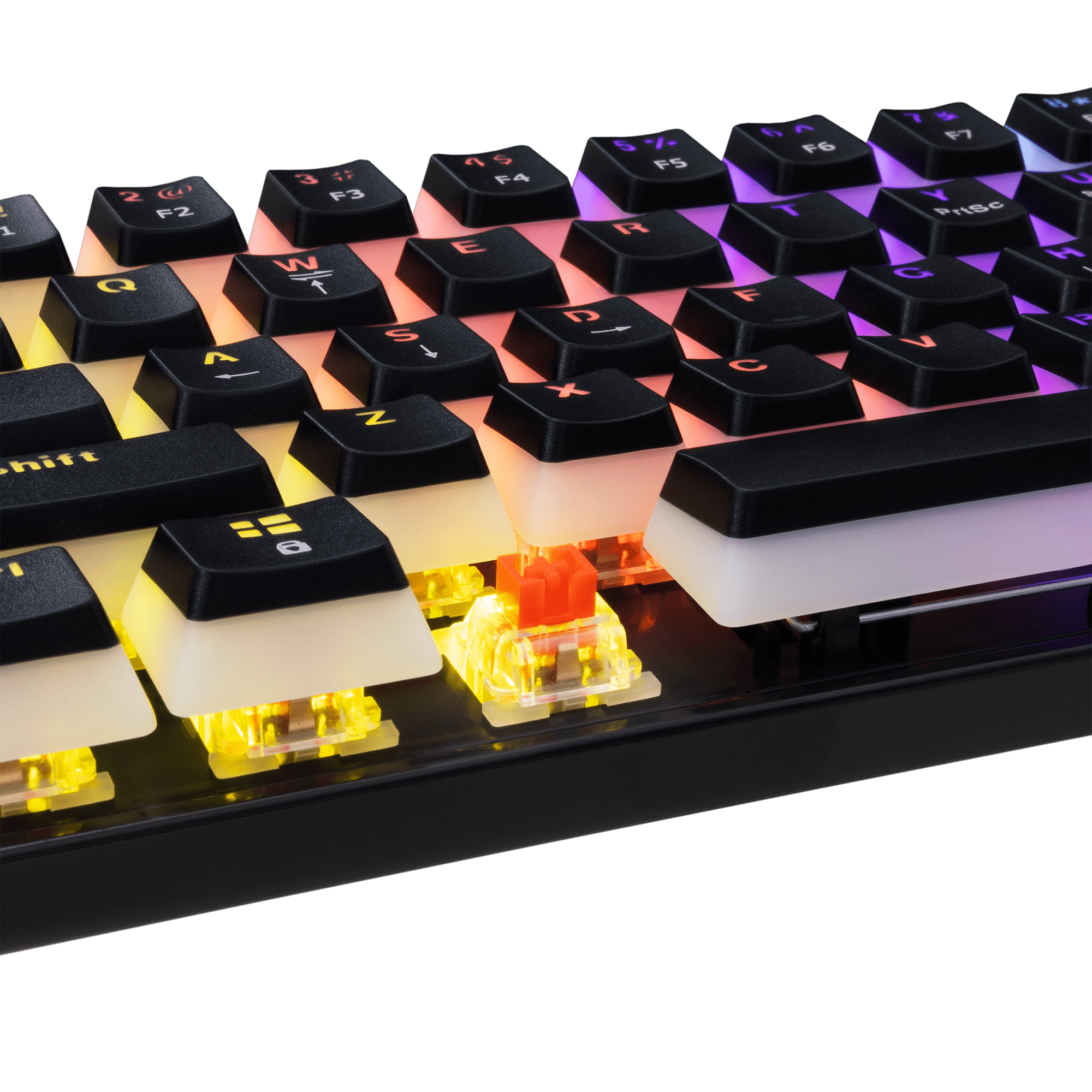 White Shark GK - 2202 Ashiko Black - Red Switches - GameStore.mt