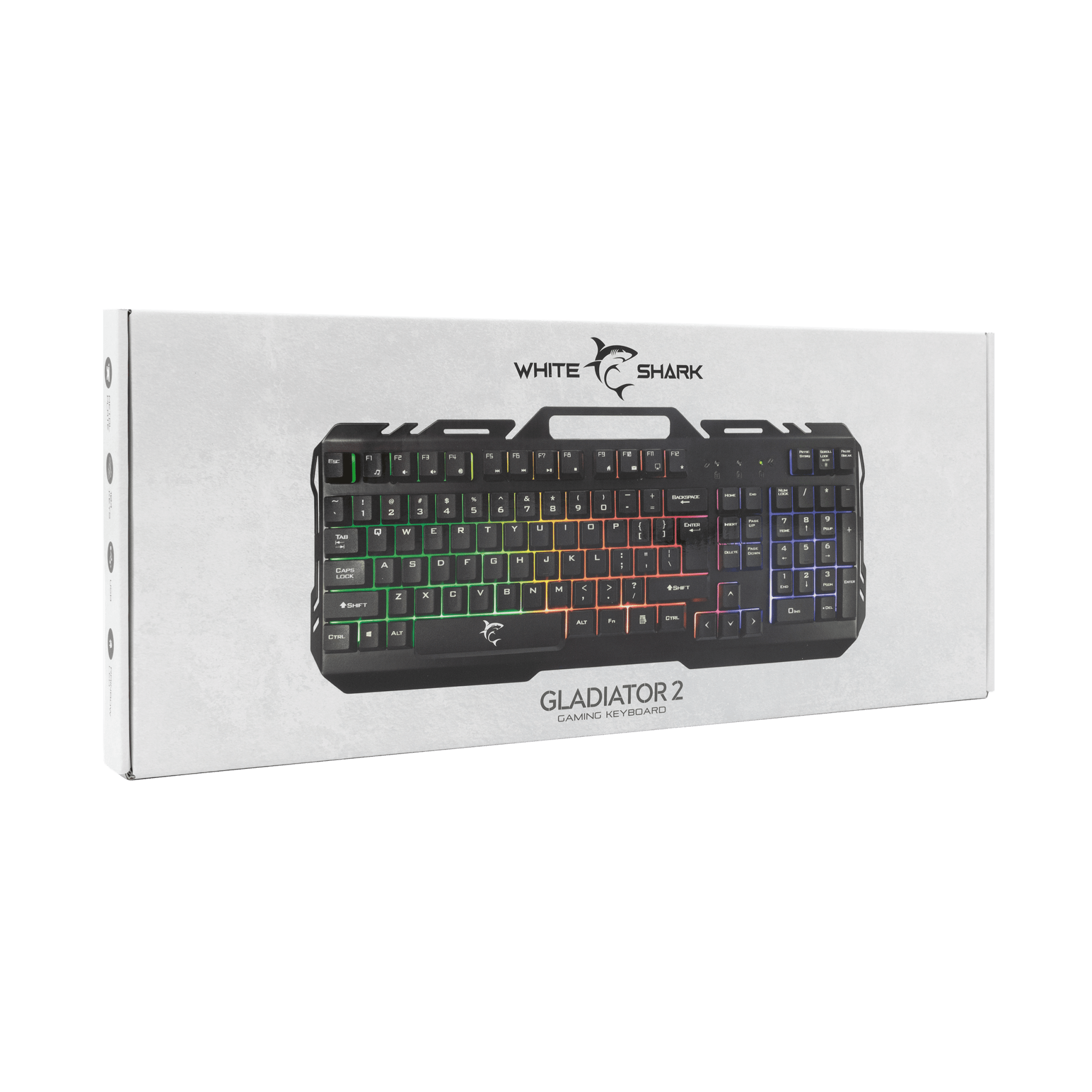White Shark Gladiator 2 RGB Gaming Keyboard - GameStore.mt