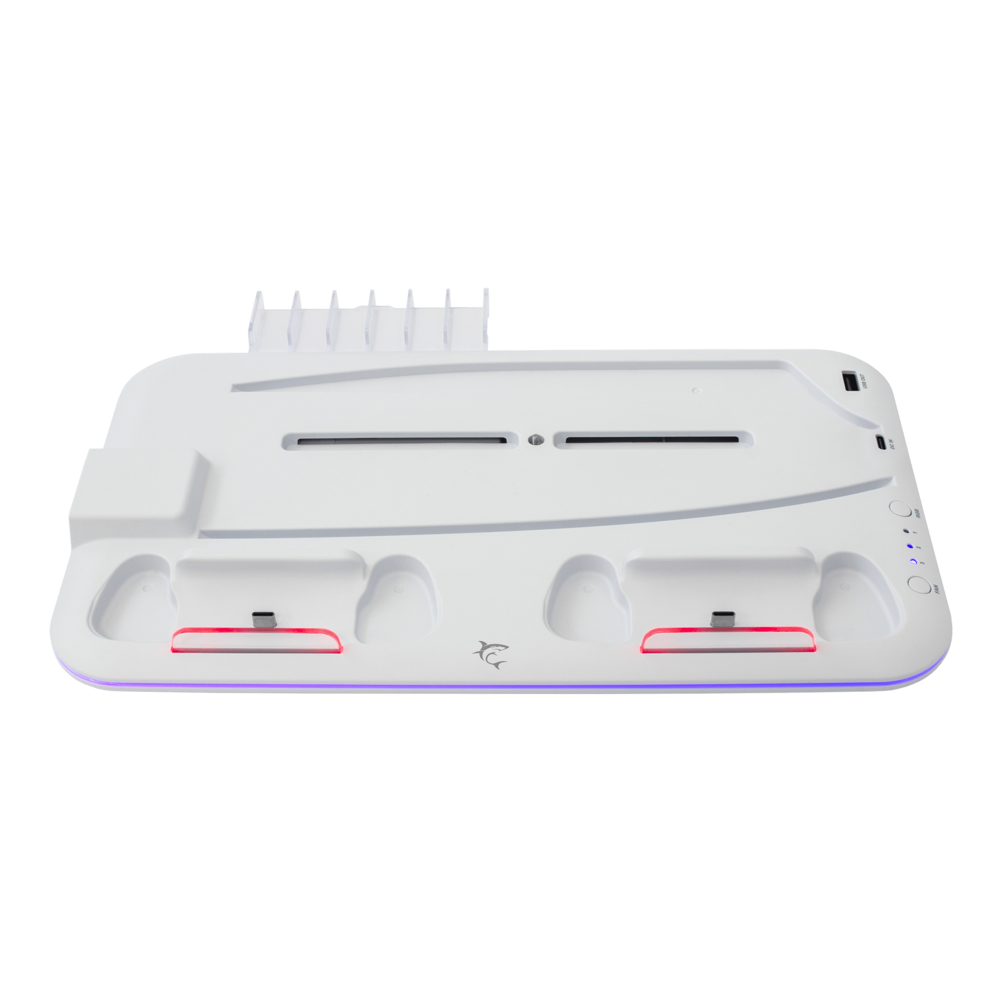 White Shark KIMURA - PS5 Cooling & DualSense Charging Stand - GameStore.mt